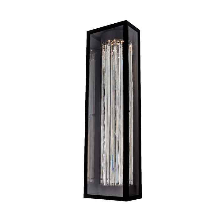Allegri 090122-052-FR001 LED Outdoor Wall Sconce, Matte Balck