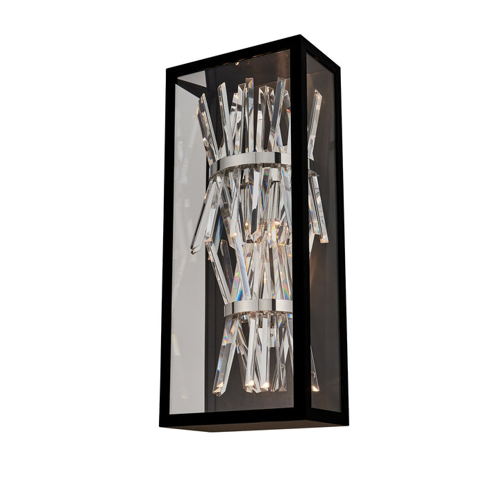 Allegri 090221-052-FR001 LED Outdoor Wall Sconce, Matte Balck
