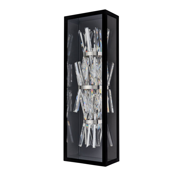 Allegri 090222-052-FR001 LED Outdoor Wall Sconce, Matte Balck