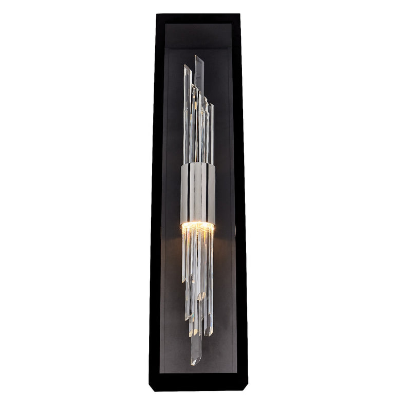Allegri 090421-052-FR001 LED Outdoor Wall Sconce, Matte Balck