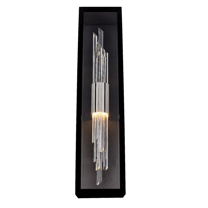 Allegri 090421-052-FR001 LED Outdoor Wall Sconce, Matte Balck