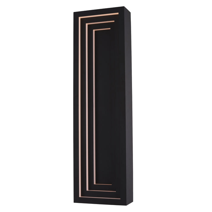 Kalco 401922MB LED Outdoor Wall Sconce, Matte Black
