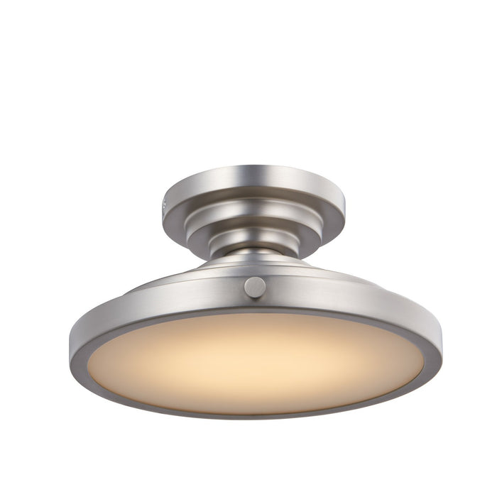 Kalco 515745SN LED Flush Mount, Satain Nickel