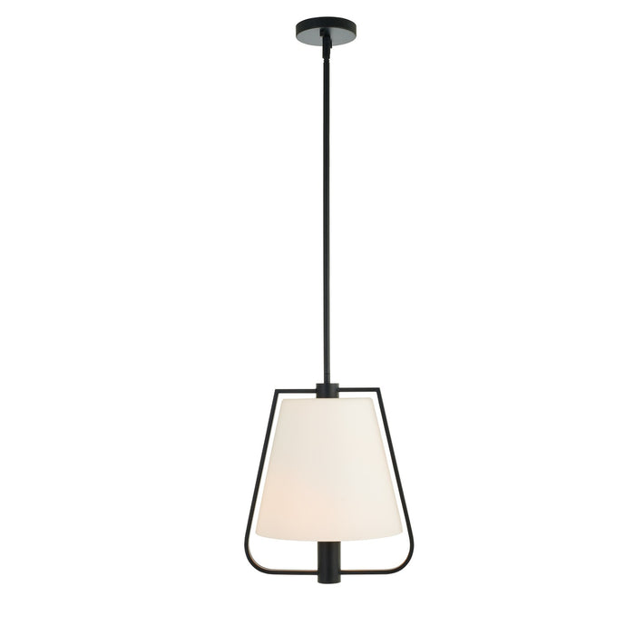 Kalco 516055MB One Light Pendant, Matte Black