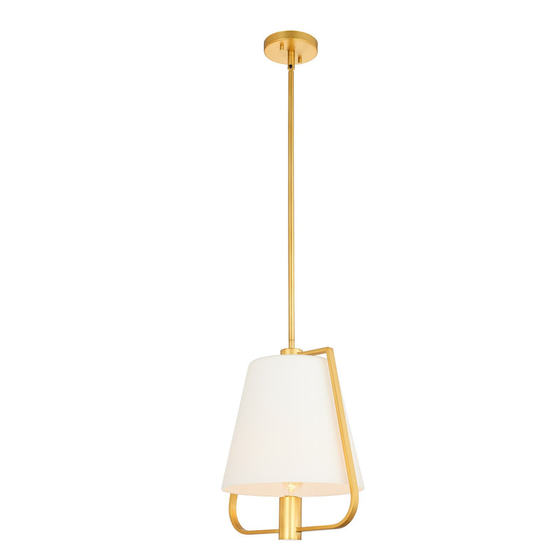 Kalco 516055WB One Light Pendant, Winter Brass