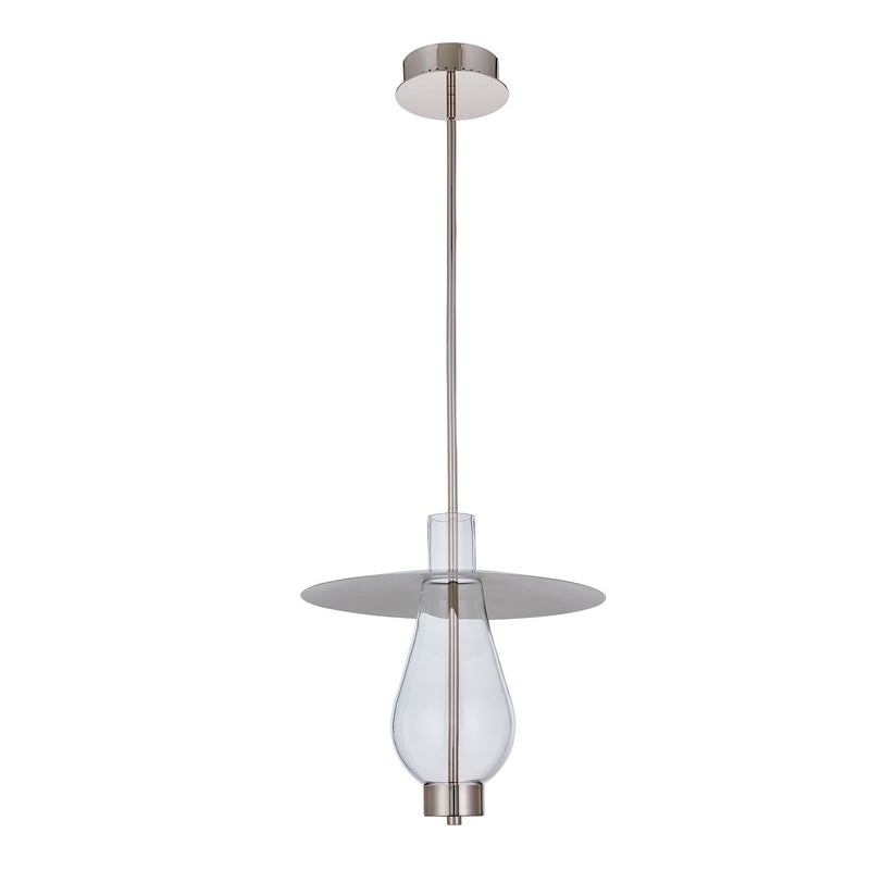Kalco 517555PN LED Pendant, Polished Nickel