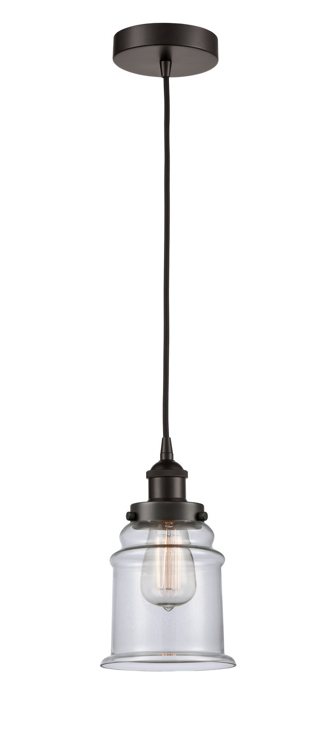 Innovations 616-1PH-OB-G182 One Light Mini Pendant, Oil Rubbed Bronze