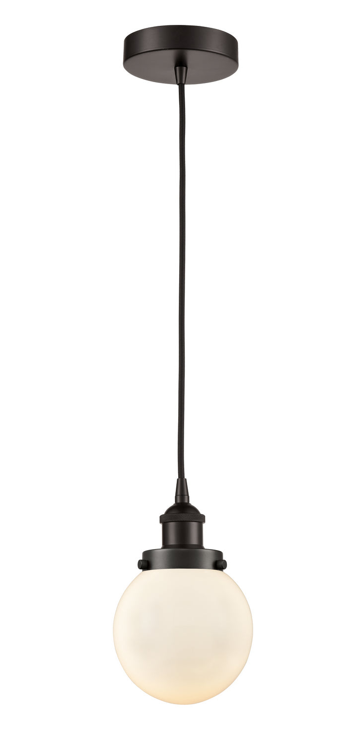 Innovations 616-1PH-OB-G201-6 One Light Mini Pendant, Oil Rubbed Bronze