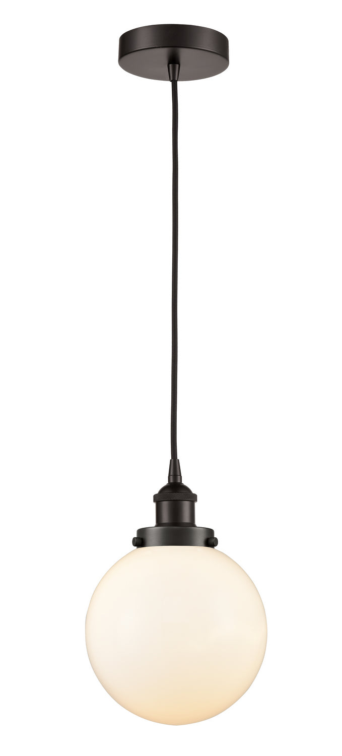 Innovations 616-1PH-OB-G201-8 One Light Mini Pendant, Oil Rubbed Bronze