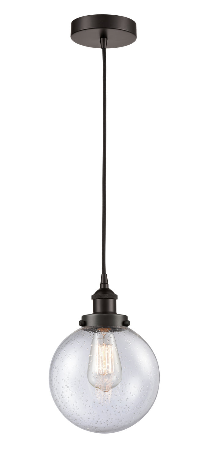 Innovations 616-1PH-OB-G204-8 One Light Mini Pendant, Oil Rubbed Bronze