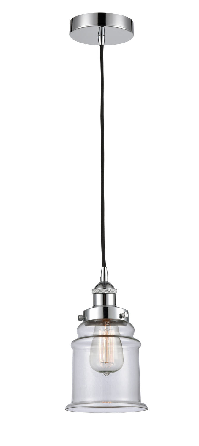 Innovations 616-1PH-PC-G182 One Light Mini Pendant, Polished Chrome