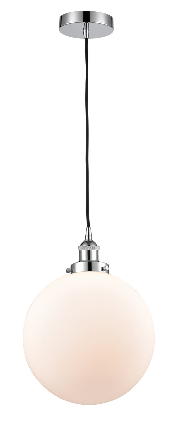 Innovations 616-1PH-PC-G201-12 One Light Mini Pendant, Polished Chrome