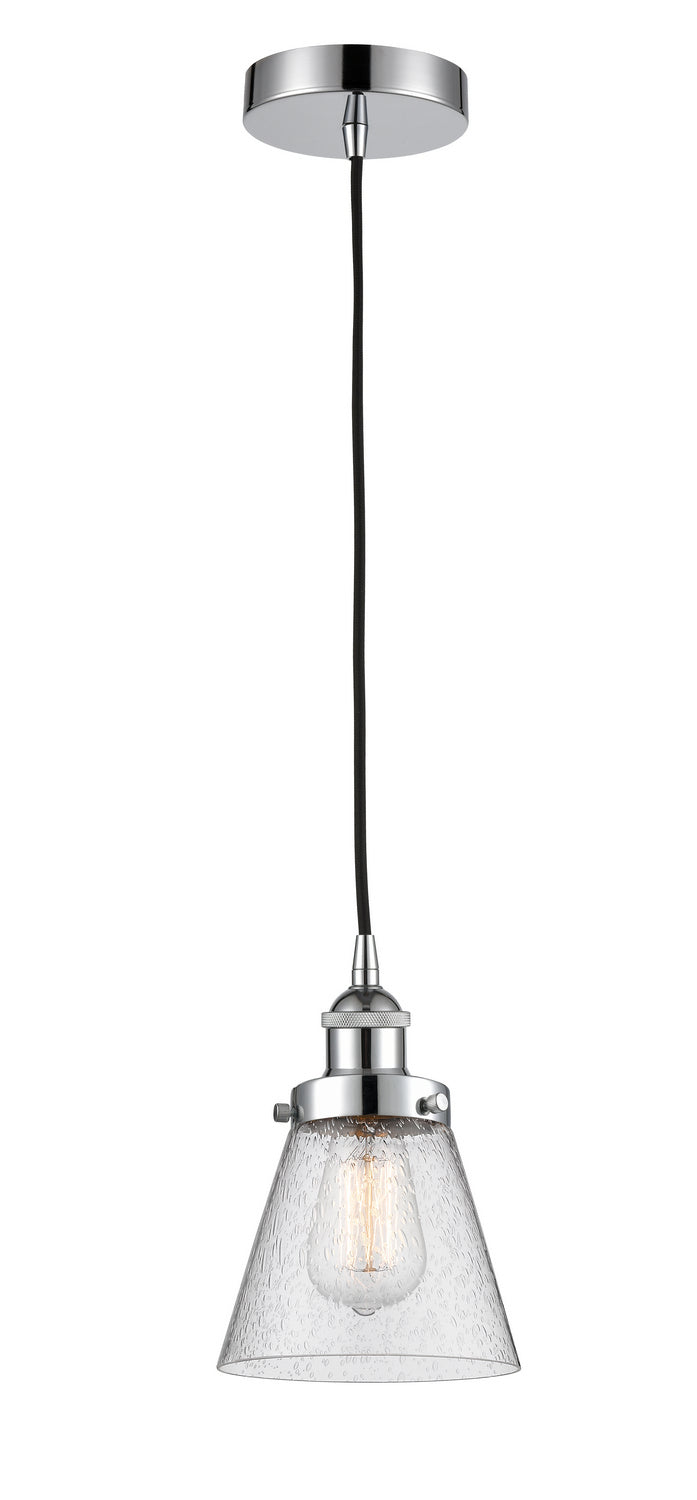 Innovations 616-1PH-PC-G64 One Light Mini Pendant, Polished Chrome