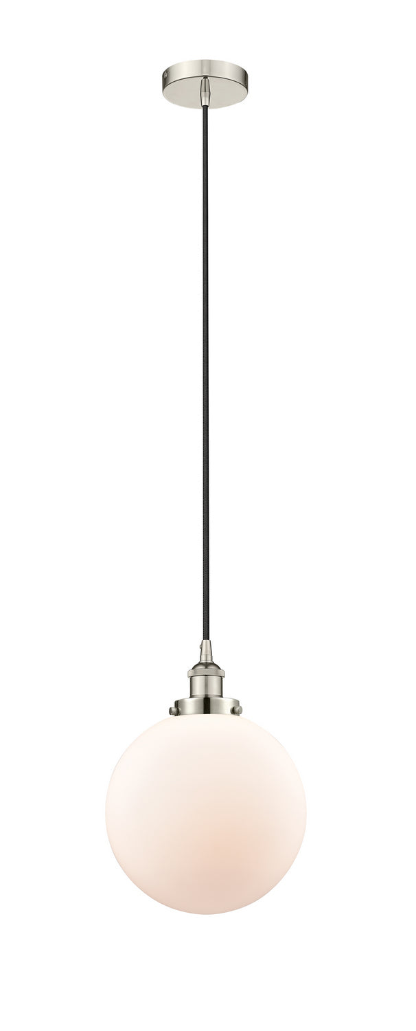 Innovations 616-1PH-PN-G201-10 One Light Mini Pendant, Polished Nickel