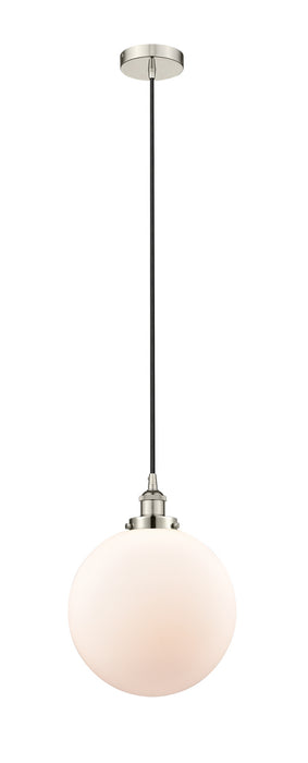 Innovations 616-1PH-PN-G201-12 One Light Mini Pendant, Polished Nickel