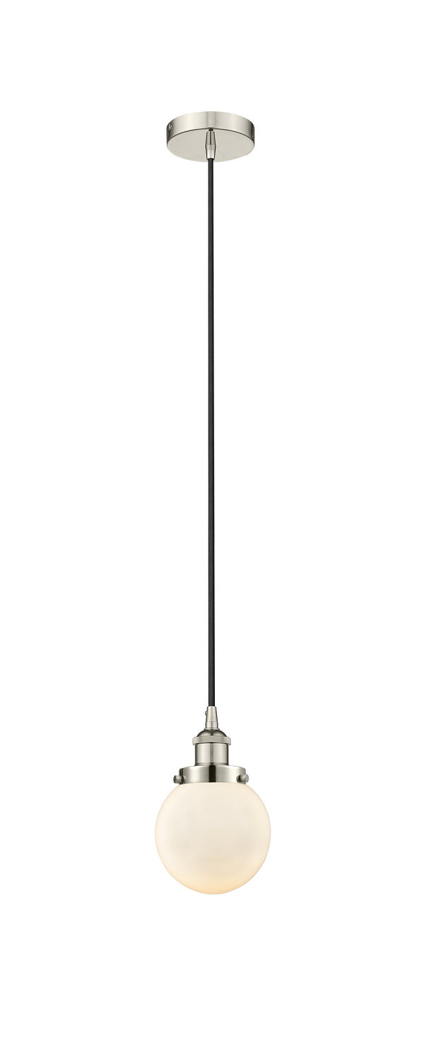 Innovations 616-1PH-PN-G201-6-LED LED Mini Pendant, Polished Nickel