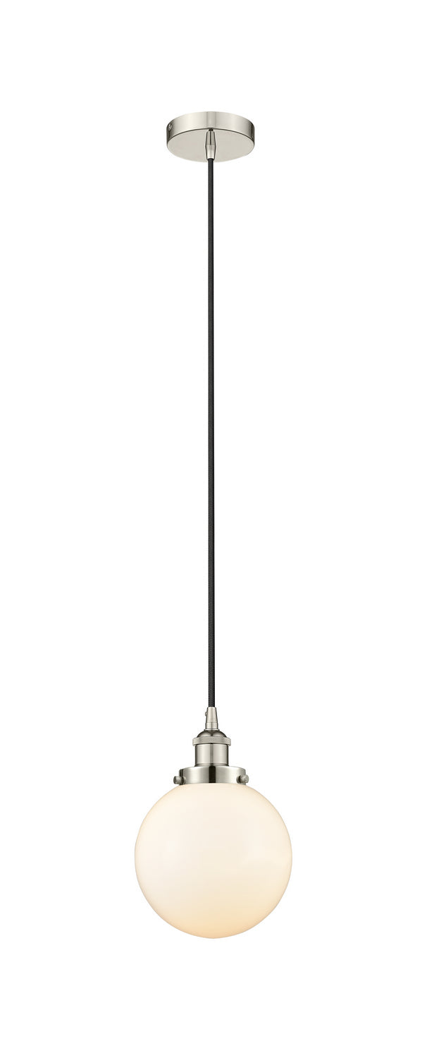Innovations 616-1PH-PN-G201-8-LED LED Mini Pendant, Polished Nickel