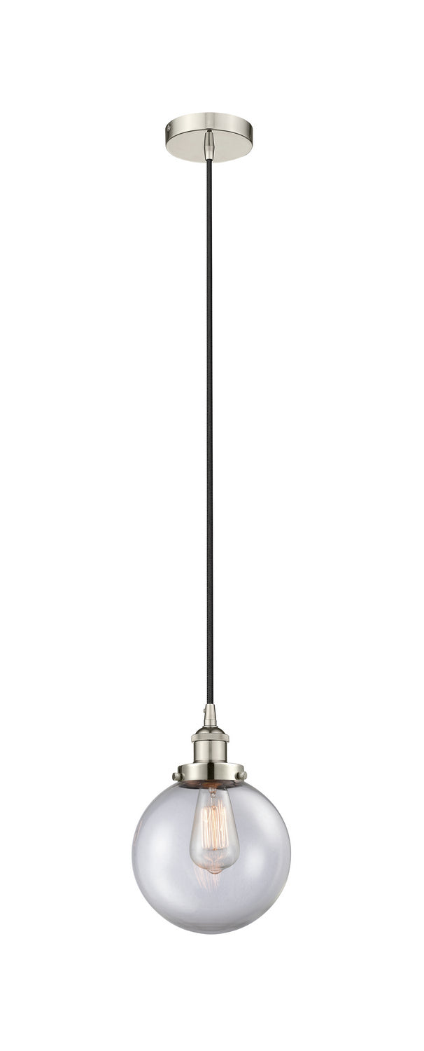 Innovations 616-1PH-PN-G202-8-LED LED Mini Pendant, Polished Nickel