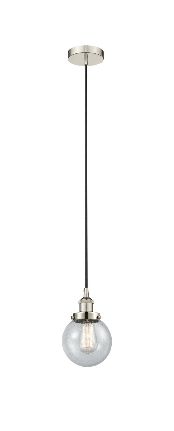 Innovations 616-1PH-PN-G204-6-LED LED Mini Pendant, Polished Nickel
