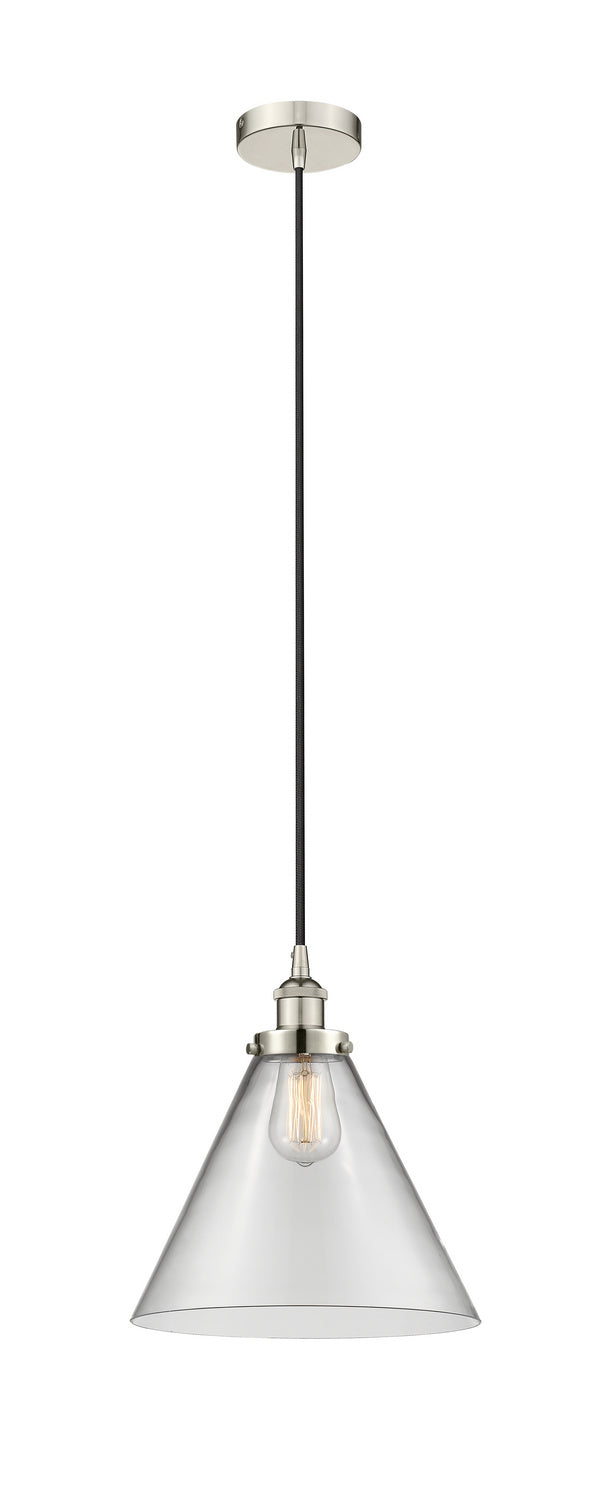 Innovations 616-1PH-PN-G42-L One Light Mini Pendant, Polished Nickel