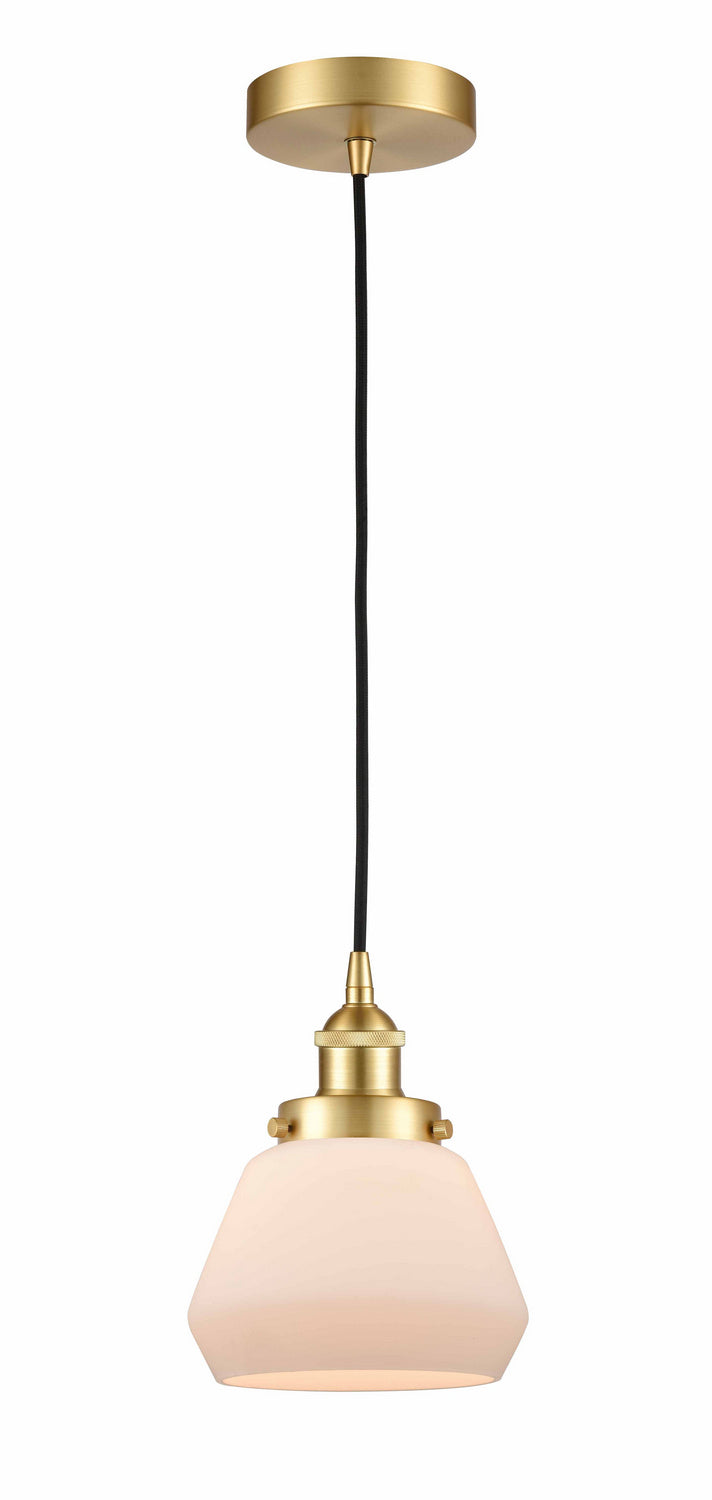 Innovations 616-1PH-SG-G171 One Light Mini Pendant, Satin Gold