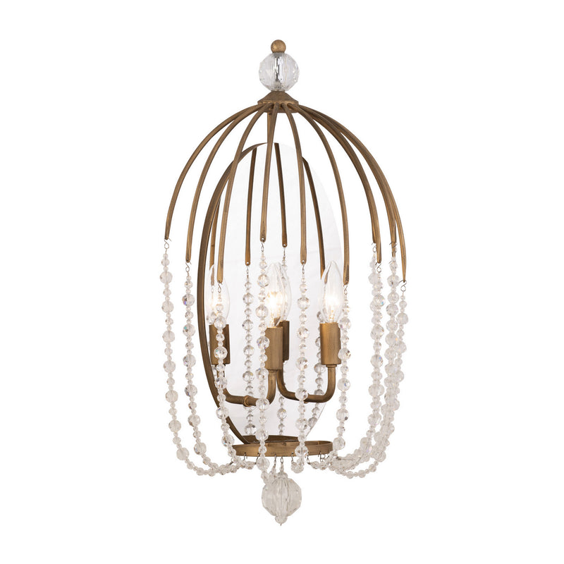 Varaluz 343W02HG Two Light Wall Sconce, Havana Gold