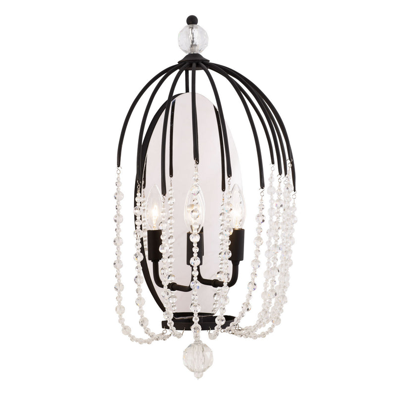 Varaluz 343W02MB Two Light Wall Sconce, Matte Black