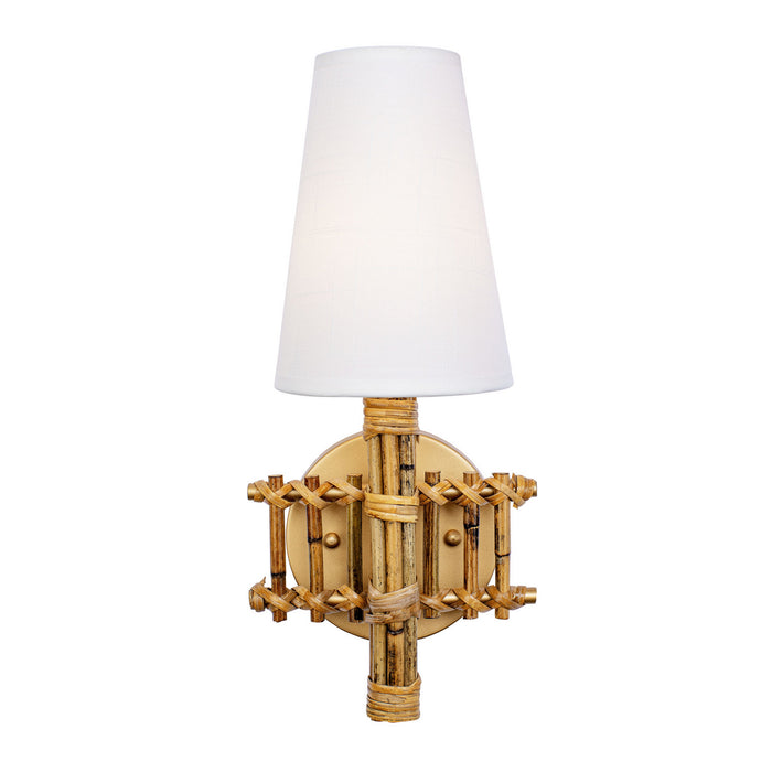 Varaluz 360W01FG One Light Wall Sconce, French Gold