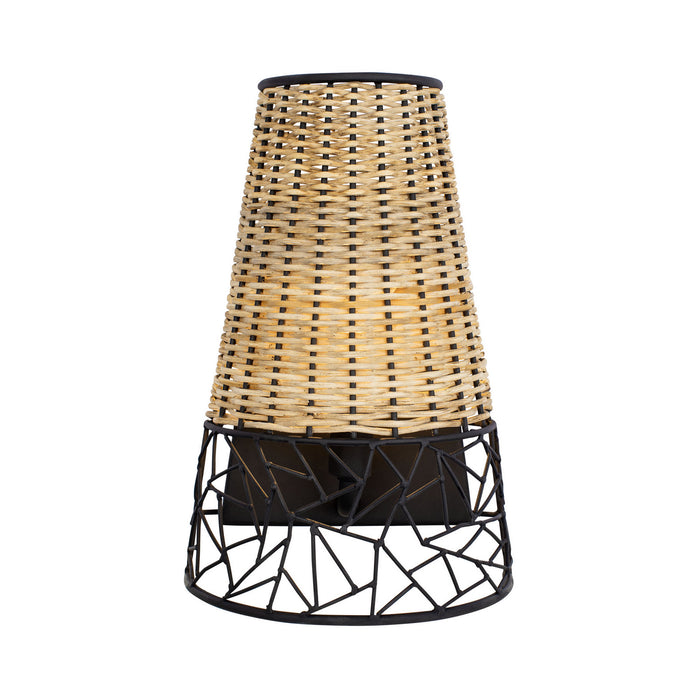 Varaluz 362W01BL One Light Wall Sconce, Black