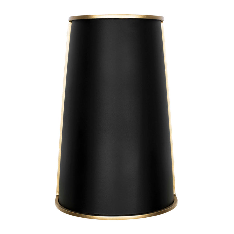 Varaluz 364W02MBFG Two Light Wall Sconce, Matte Black/French Gold