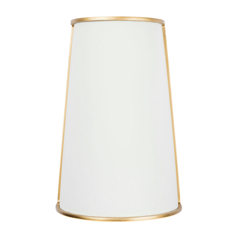 Varaluz 364W02MWFG Two Light Wall Sconce, Matte White/French Gold