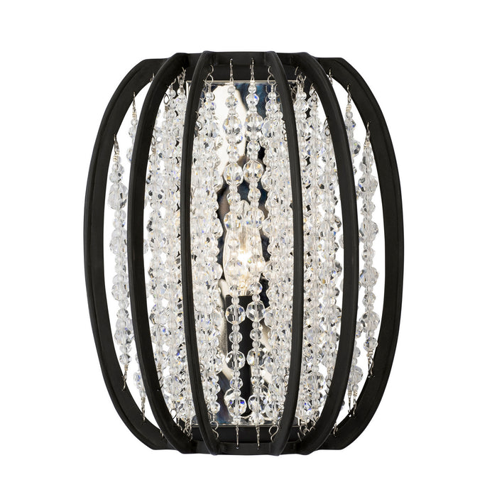 Varaluz 367W01CB One Light Wall Sconce, Carbon