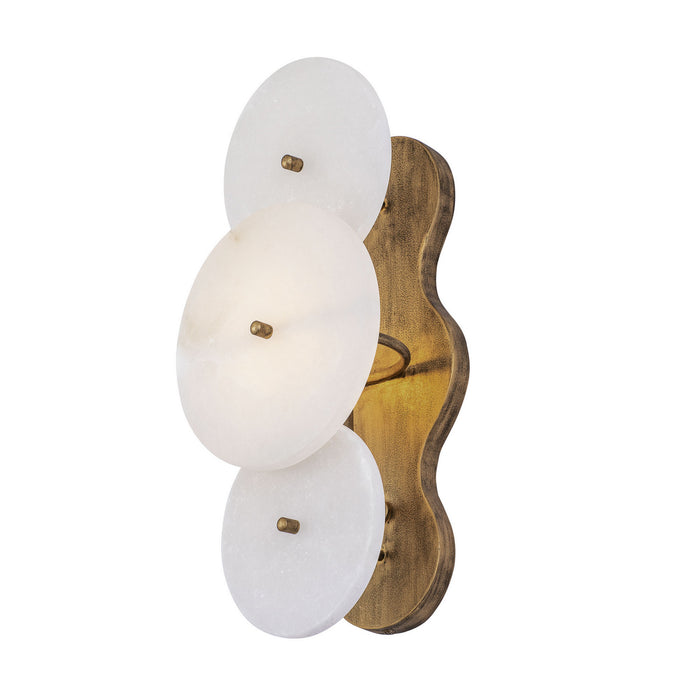 Varaluz 370W01HG One Light Wall Sconce, Havana Gold