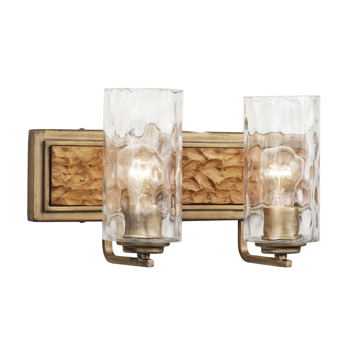 Varaluz 371B02HGC Two Light Bath, Havana Gold/Cinnamon