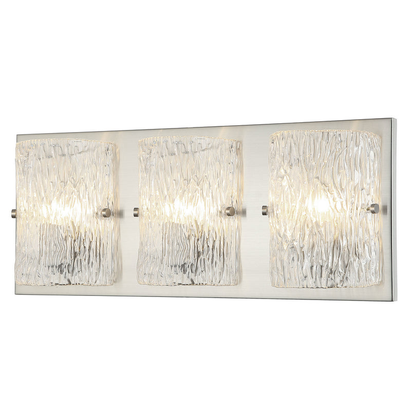 Varaluz 376B03BN Three Light Bath, Brushed Nickel
