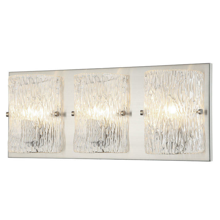 Varaluz 376B03BN Three Light Bath, Brushed Nickel