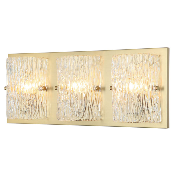 Varaluz 376B03SB Three Light Bath, Satin Brass
