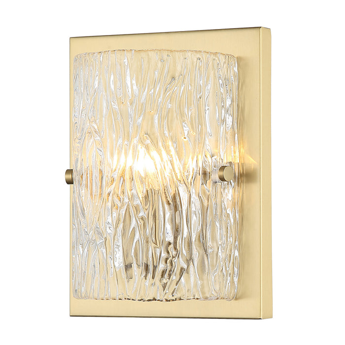 Varaluz 376W01SB One Light Wall Sconce, Satin Brass