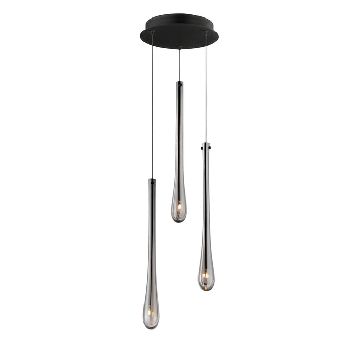 ET2 E24213-138BK LED Pendant, Black