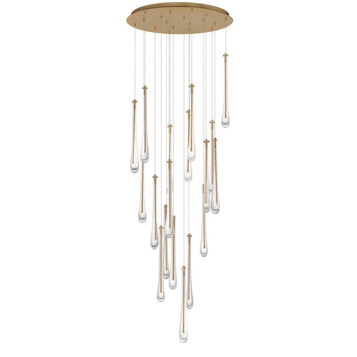 ET2 E24219-118GLD LED Pendant, Gold
