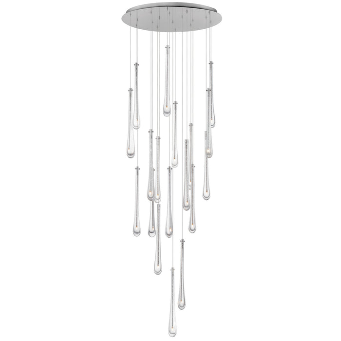 ET2 E24219-122SN LED Pendant, Satin Nickel