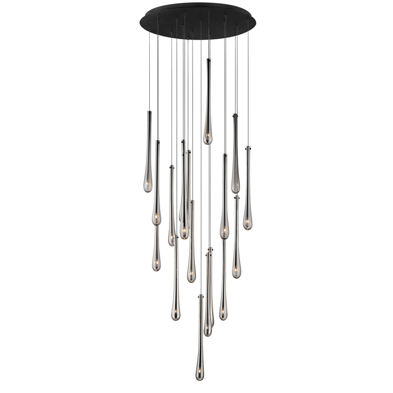 ET2 E24219-138BK LED Pendant, Black