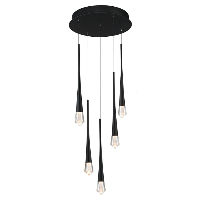 ET2 E24225-122BK LED Pendant, Black