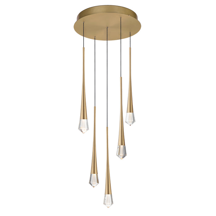 ET2 E24225-122GLD LED Pendant, Gold