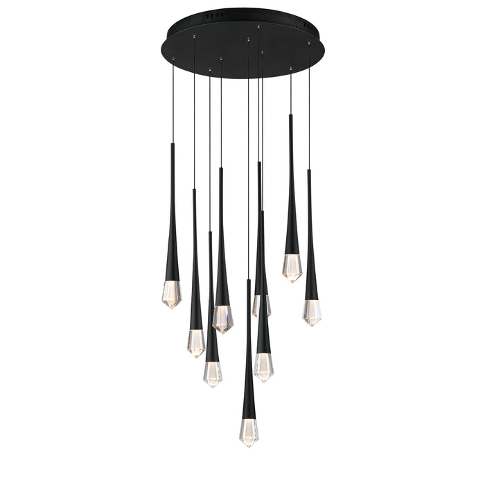 ET2 E24227-122BK LED Pendant, Black