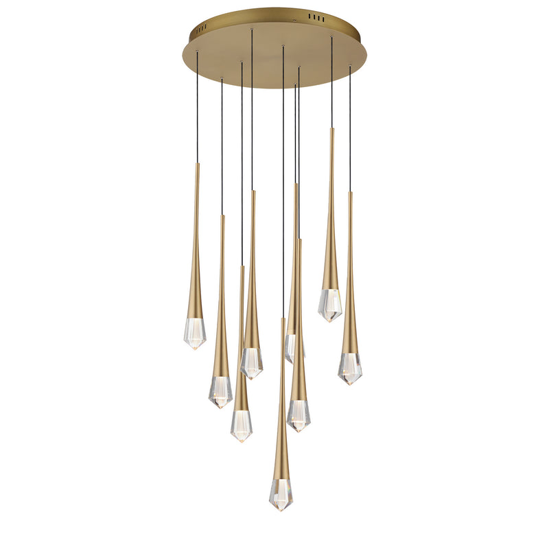 ET2 E24227-122GLD LED Pendant, Gold