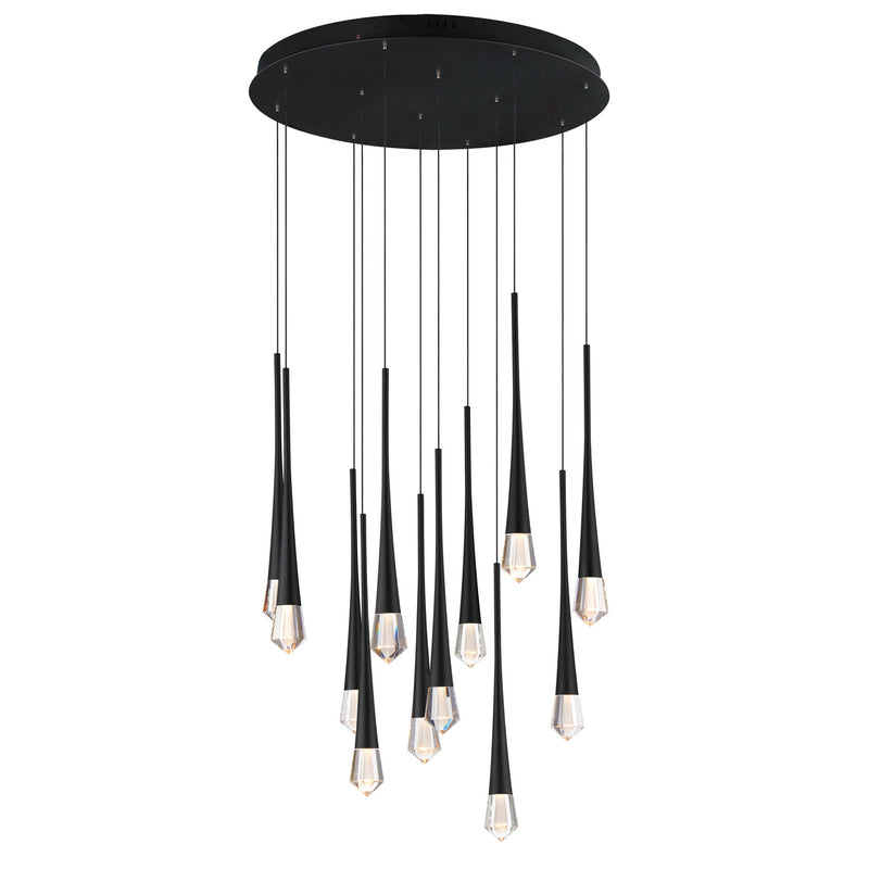 ET2 E24229-122BK LED Pendant, Black