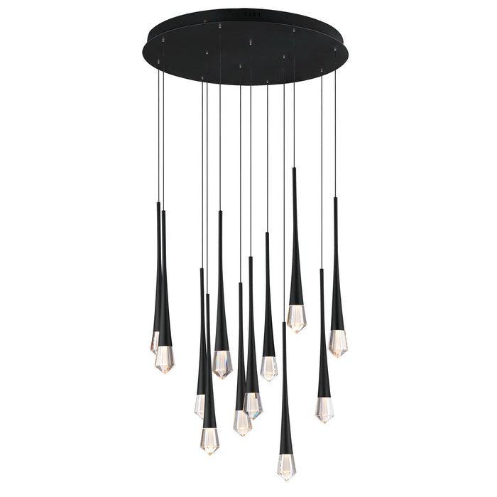 ET2 E24229-122BK LED Pendant, Black