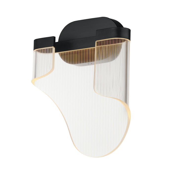 ET2 E24770-133BK LED Wall Sconce, Black