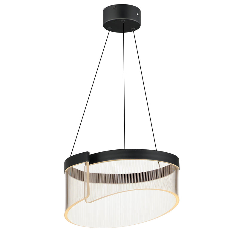 ET2 E24771-133BK LED Pendant, Black